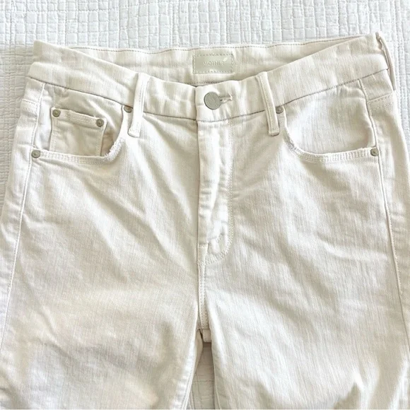 Mother The Looker Ankle Jeans in Cream Puff - Picture 9 of 10